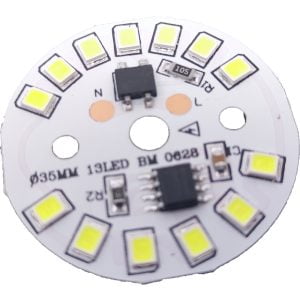 DOB LED 9W WHITE BM