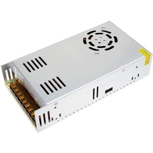 تغذیه سوئیچینگ صنعتی 24V 15A فن دار